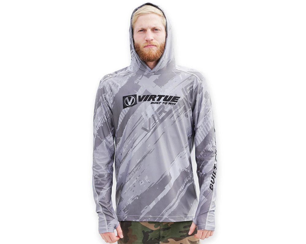 Virtue Lightweight Hoodie Grey - Small