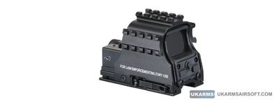 Lancer Tactical 3-Railed Green Dot Sight with Red Laser