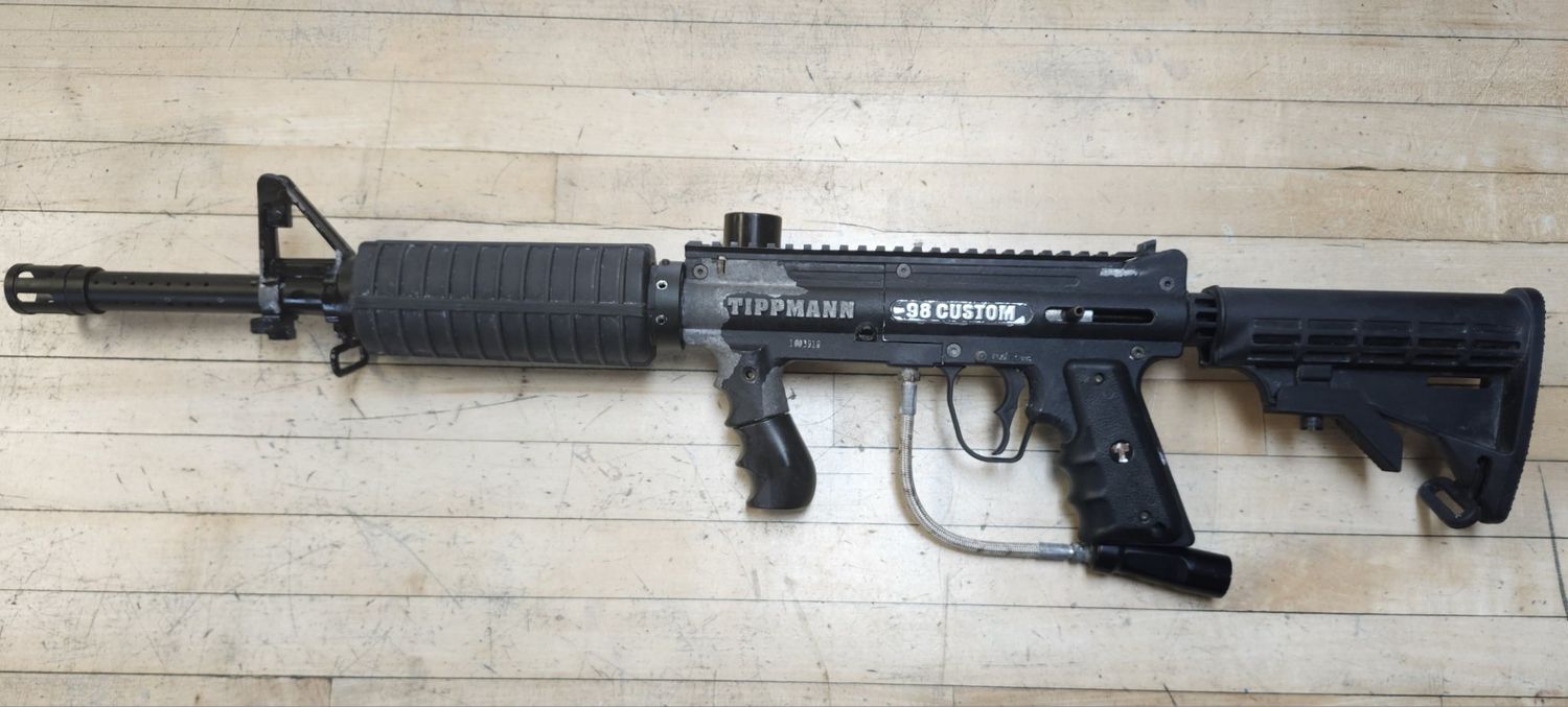 Pre Owned Tippmann 98 Platinum w/stock