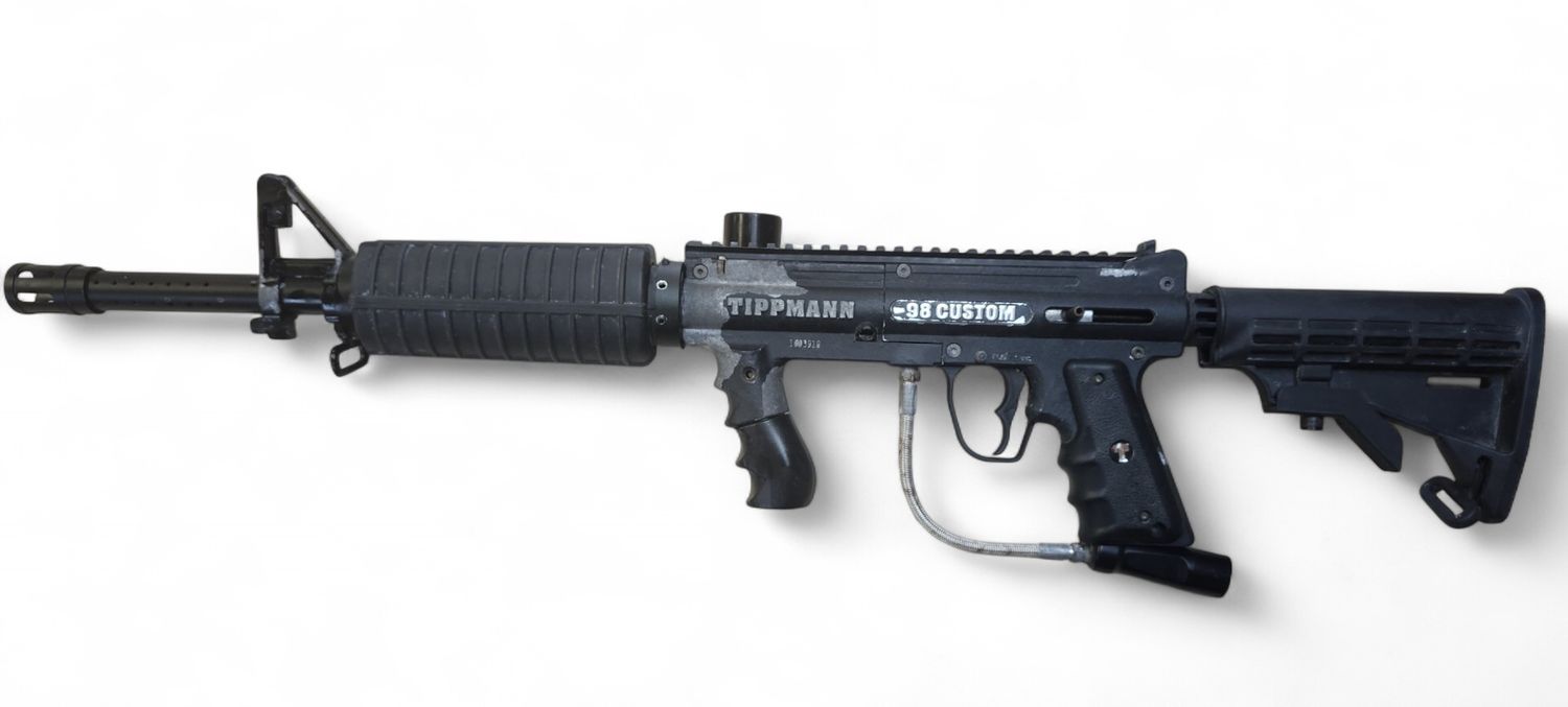Pre Owned Tippmann 98 Platinum w/stock