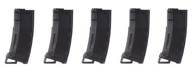 Lancer Tactical 130 Round High Speed Mid-Cap Magazine Pack of 5