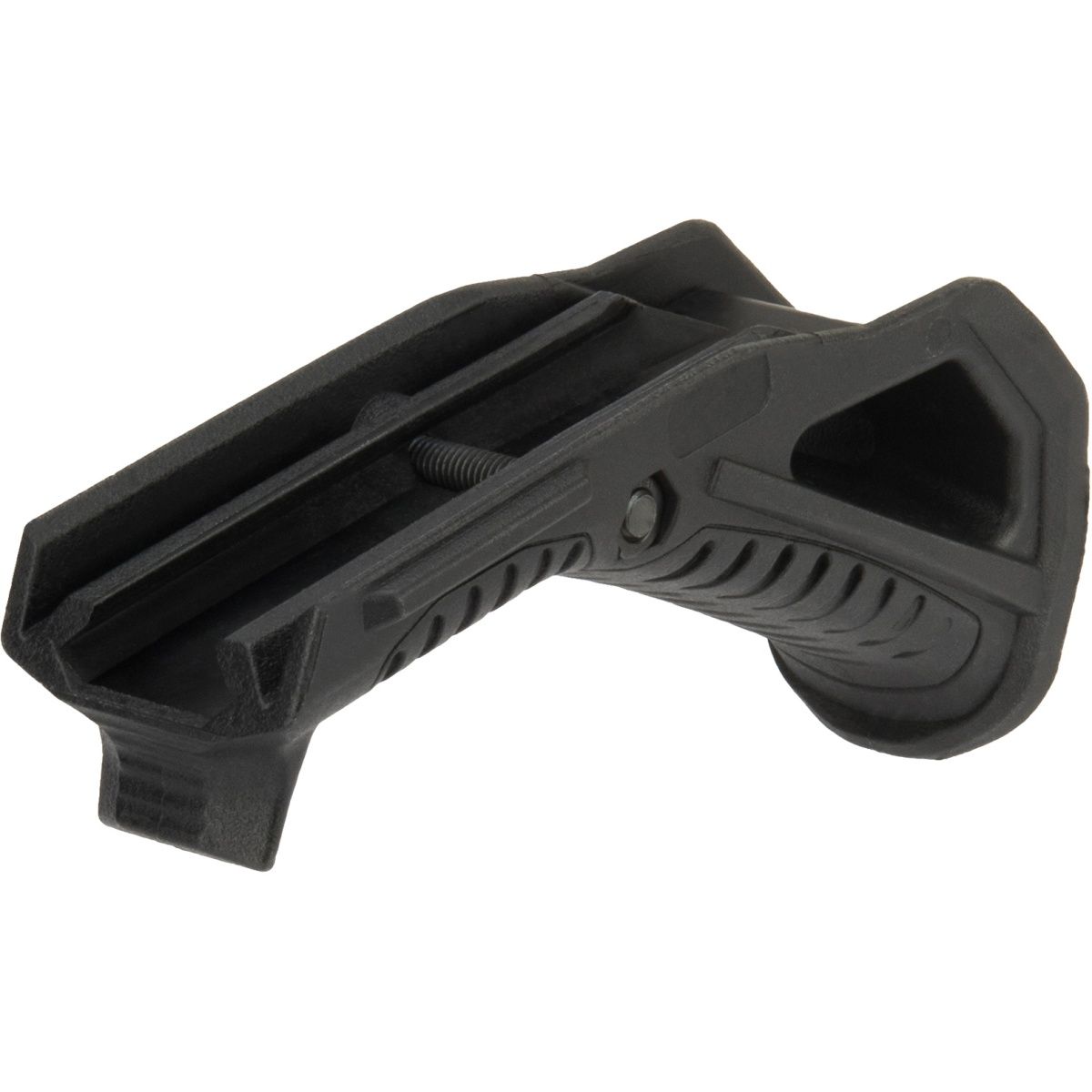 G-Force Picatinny Grooved Angled Foregrip - Black