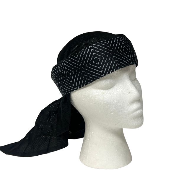 Toxic Performance Headwrap- Black Square