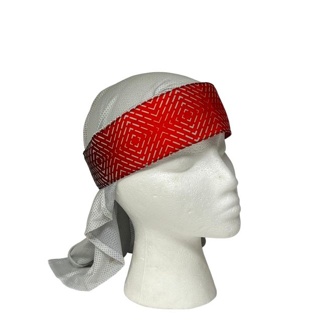 Toxic Performance Headwrap- Red Square