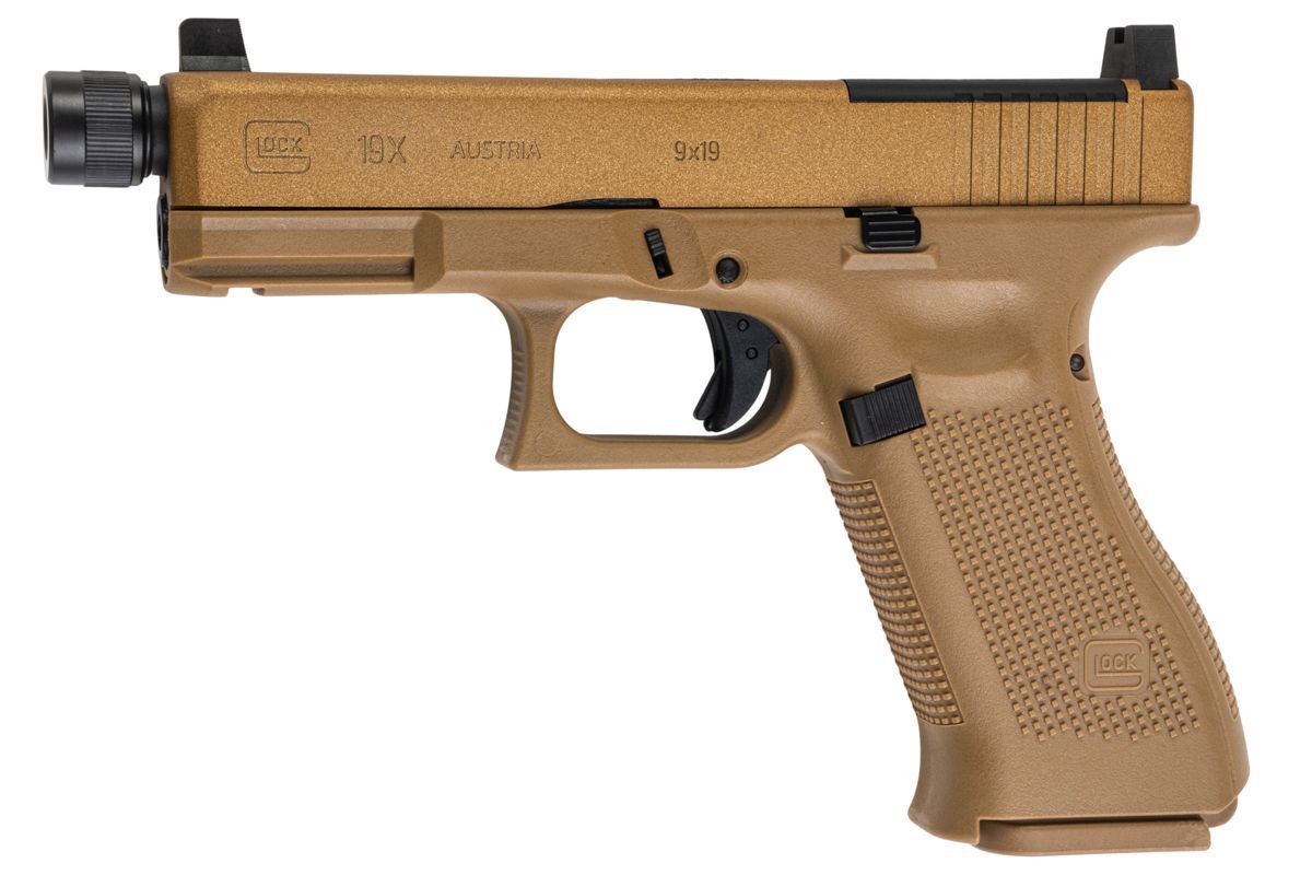 Umarex Glock G19X Gen 5 MOS GBB (VFC)- Tan Airsoft Pistol