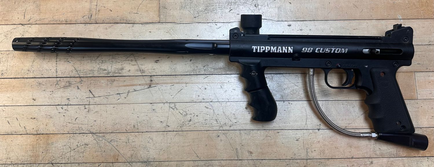 Pre Owned Tippmann 98 Custom Upgraded barrel