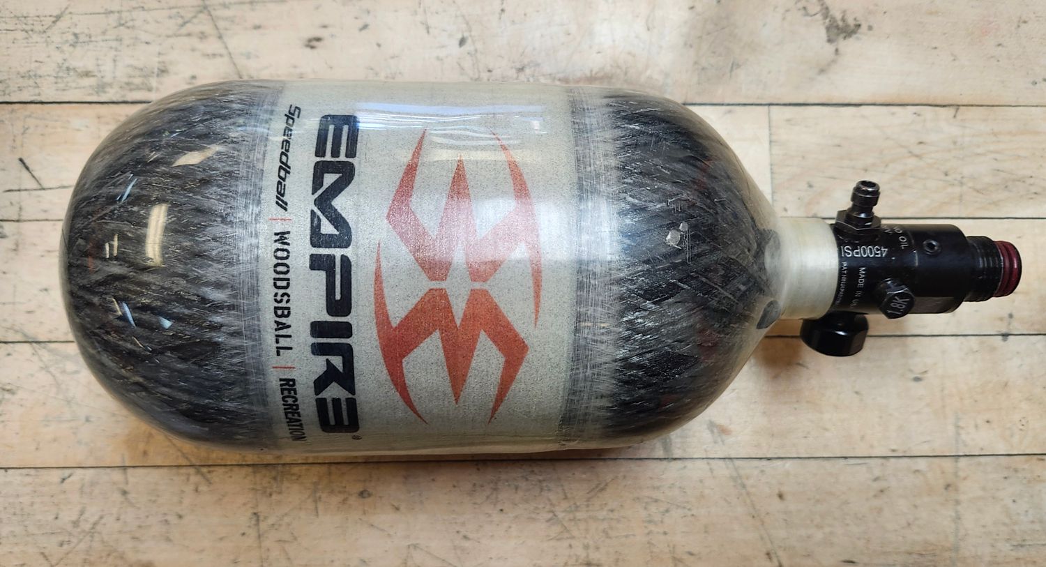Pre Owned Empire 68/ 4500 Compressed Air Tank w/ Ninja Regulator (02c17)