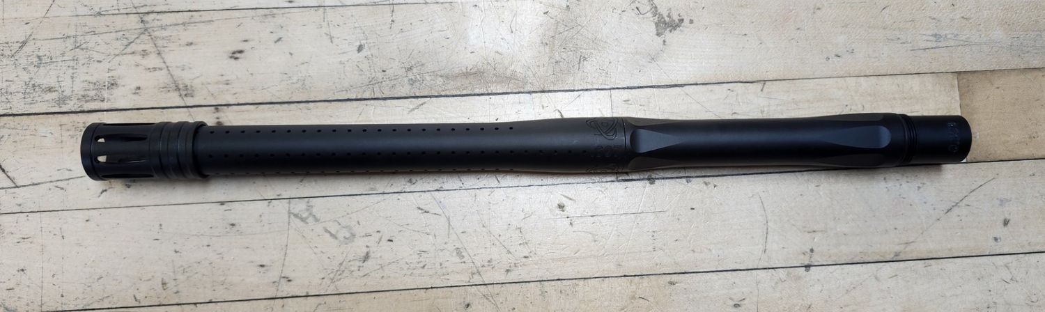 Pre Owned Inception Designs Genesis Barrel .690 Dust Black 14" Autococker Threads w/ Threaded Tip
