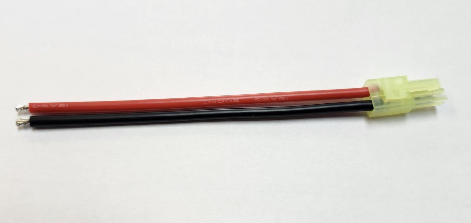 Tamiya Plug Replacement w/ wire (Small/Male)
