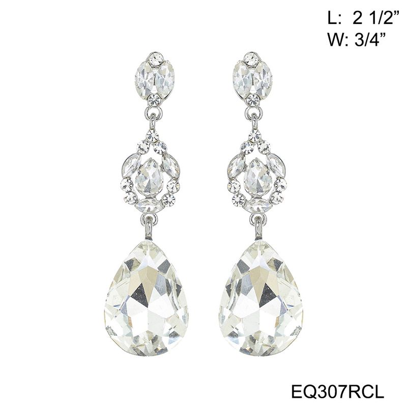 Silver Antique Drop Earrings