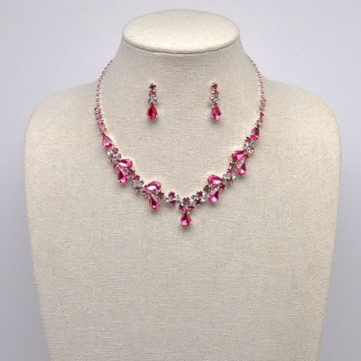 J15482S27S FUCHSIA /SILVER  SET