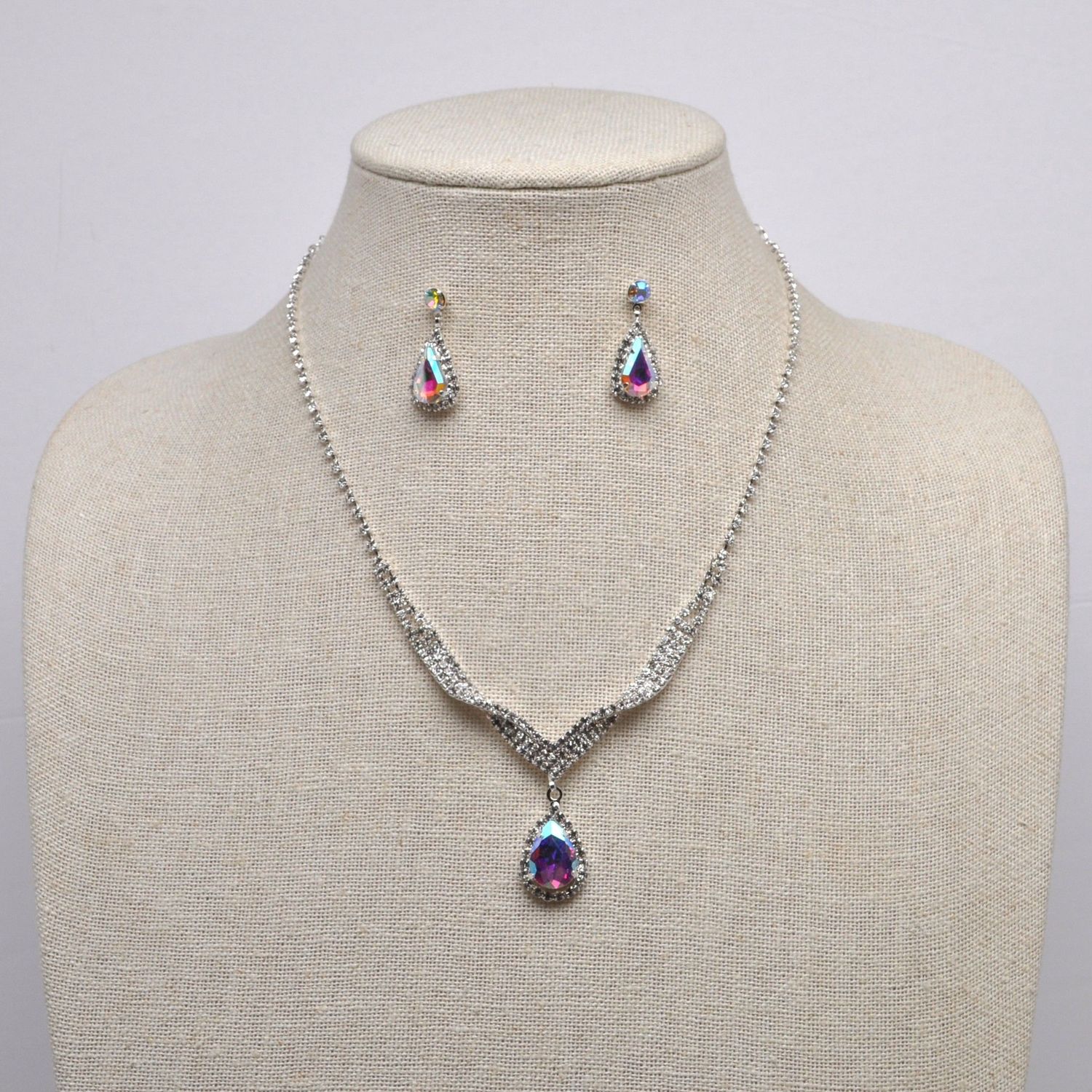 J15494S3S1 AB/S TWISTED TRDRP STONE SET