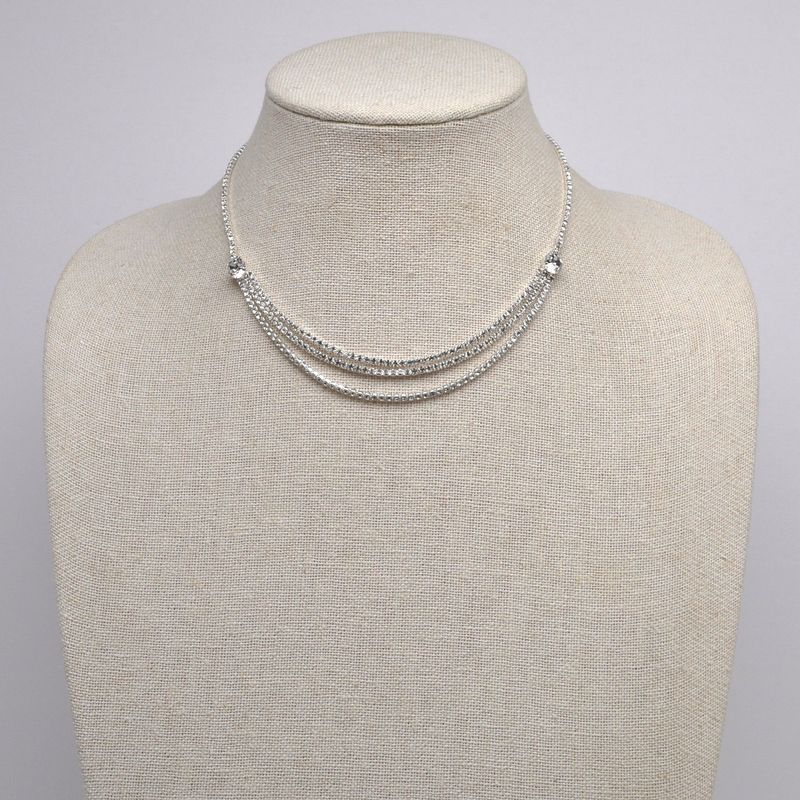 J6956N1S CLR/S 3 LAYR SLIDER BCKDRP NECK