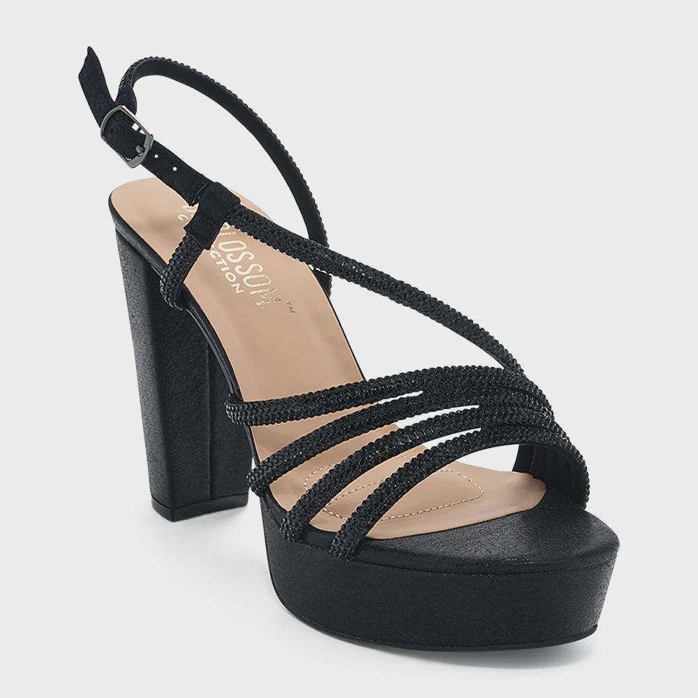 Trista Black Heel Shoe