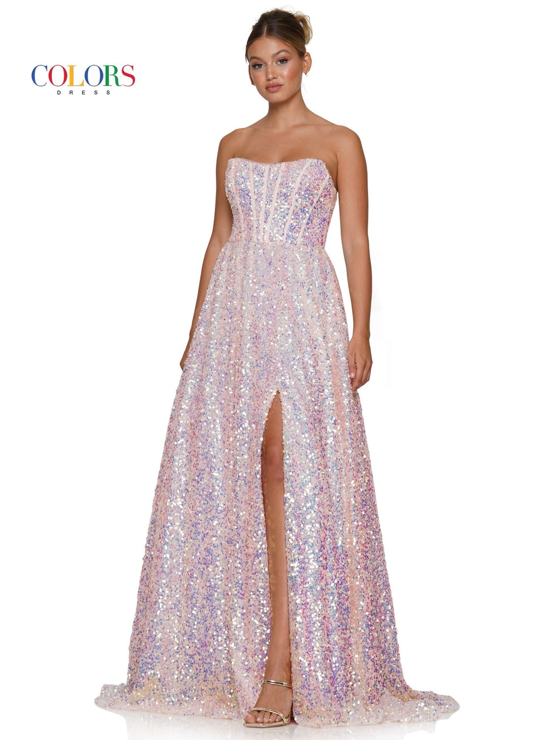 3229 Blush Colors Dress