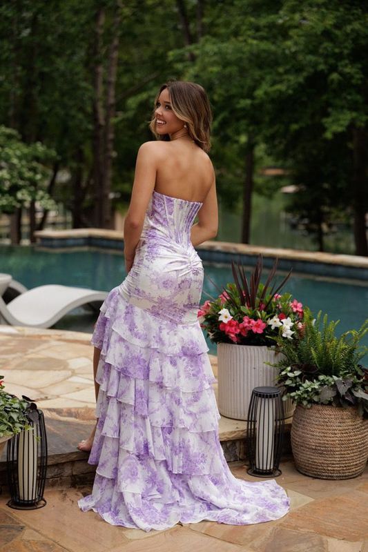 10121A White Lilac Floral Sophia Thomas