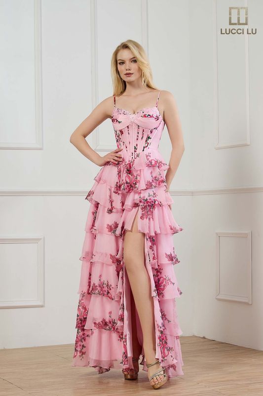 1439 Pink Floral Lucci Lu