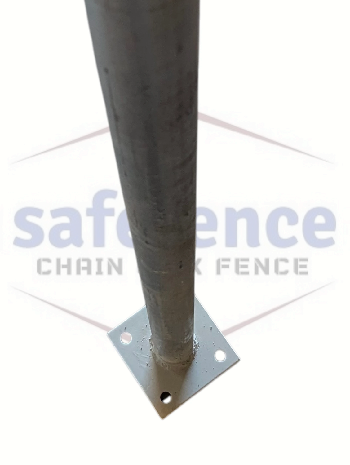 Flange Post welded - Commercial, Colour: Galvanized, Size: 2 3/8" OD