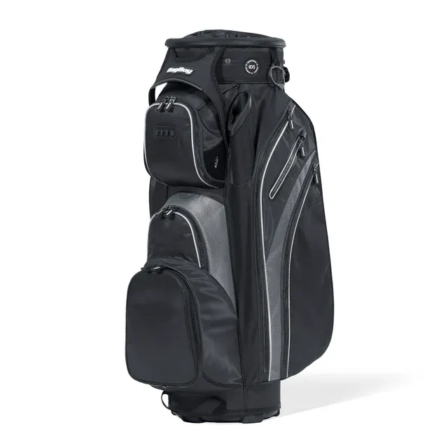 Bag Boy Revolver XP Cart Bag, Color: BLK/CHAR/SIL