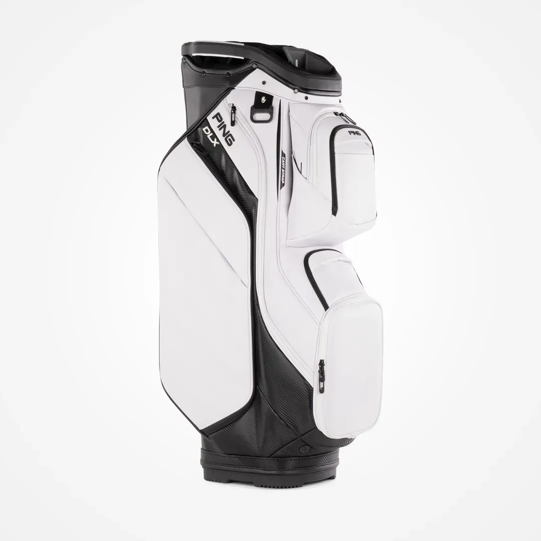 PING DLX 244 Cart Bag (25) 38095, Color: 201 Wht