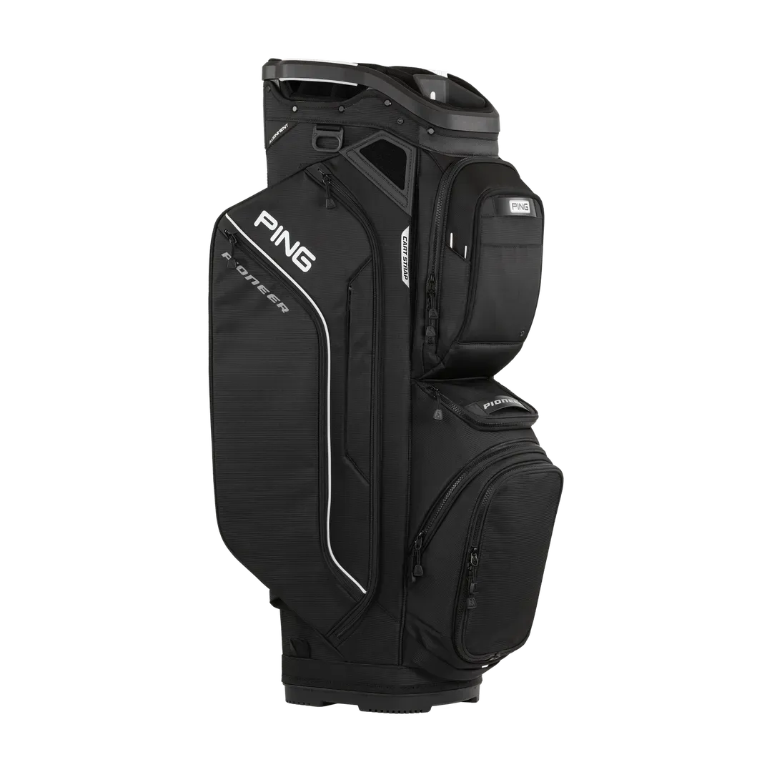 PING Bag Pioneer 244 Cart Bag (25) 38094, Color: 201 Blk