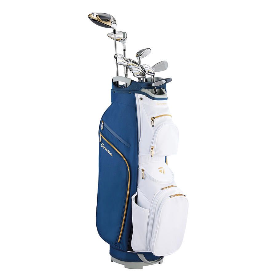 Taylormade Kalea Premiere Gold/Blue/White 10pc Package set RH N2903203