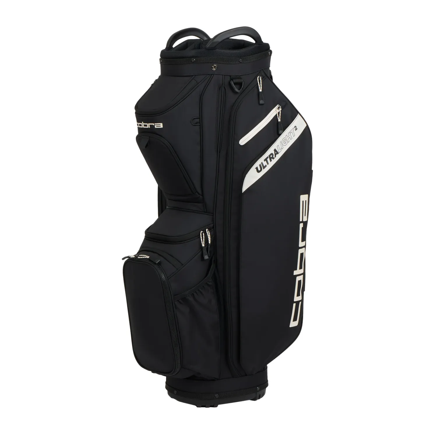 Cobra Ultralight 2 Cart Bag (26) 909909, Color: 01 Black/ Almond