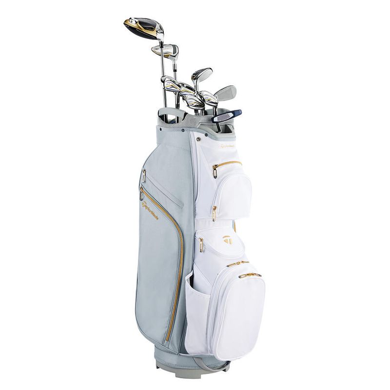 Taylormade Kalea Premiere Gold/Grey/White 10pc Package set RH N2903403