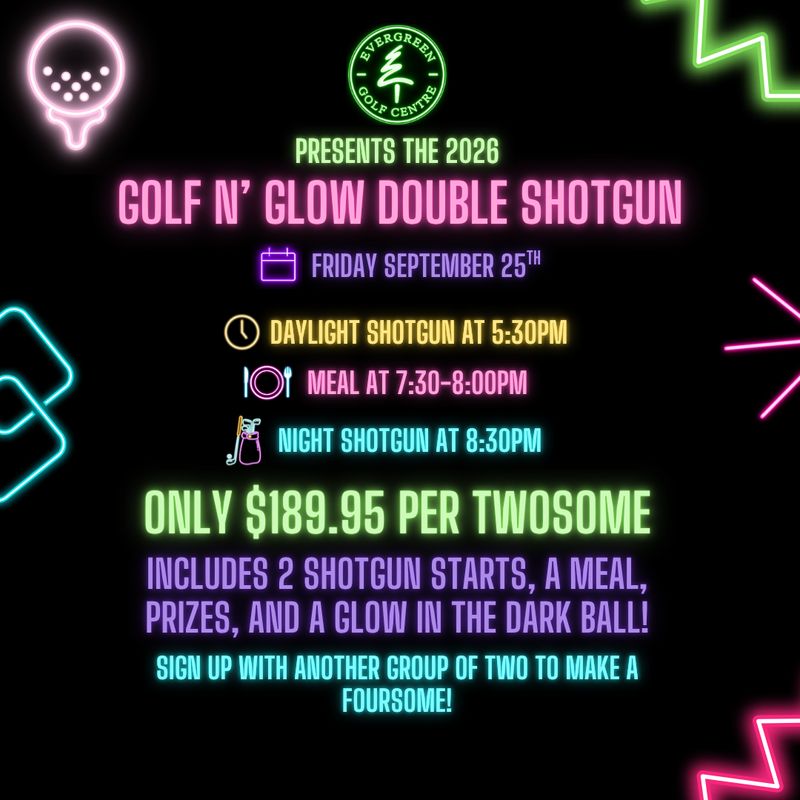 Glow Ball Double Shotgun - Friday September 25th