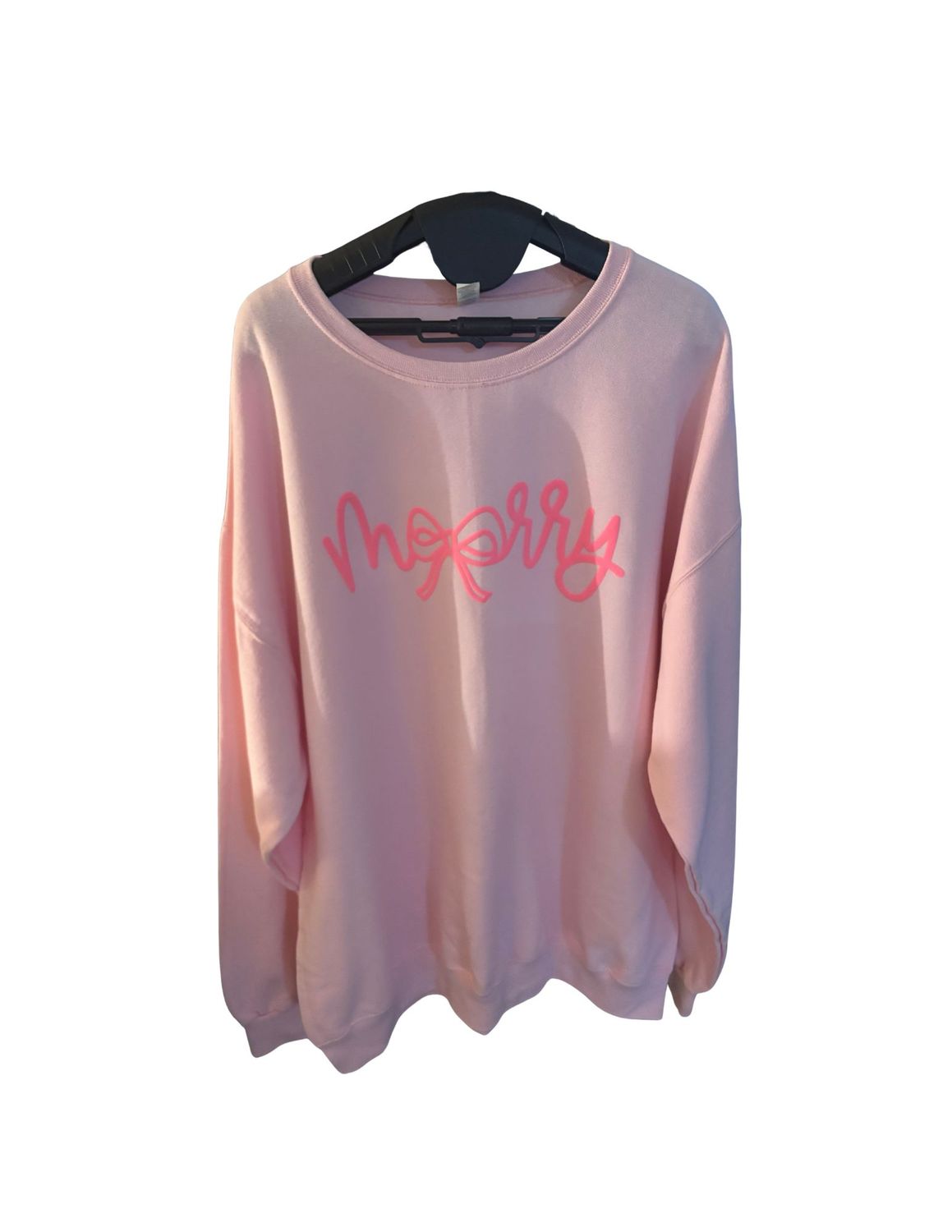BCC "Merry" Sweatshirt, Size: XL, Color: Bubblegum Pink