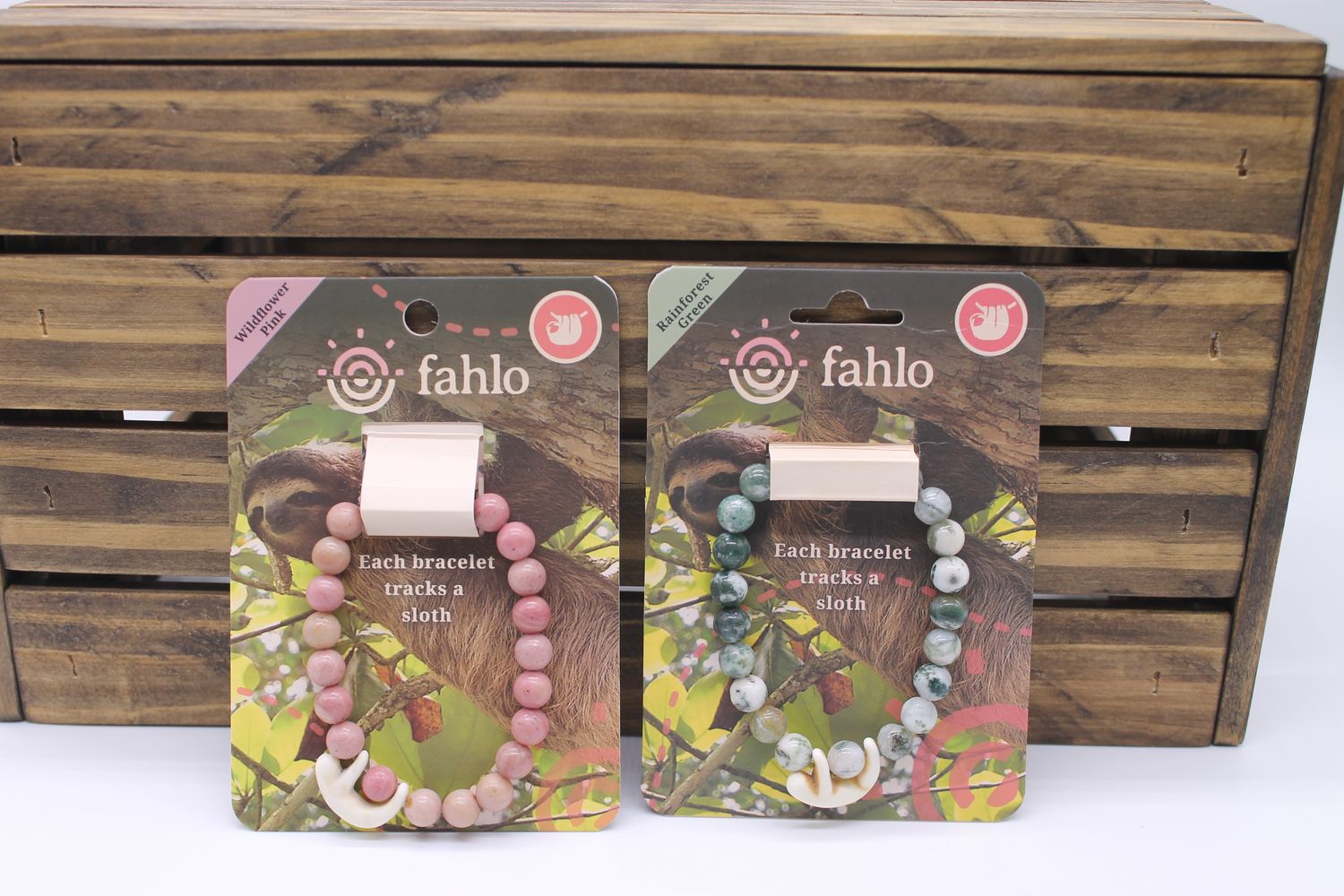 Fahlo Sloth Bracelet, Color: Rainforest Green