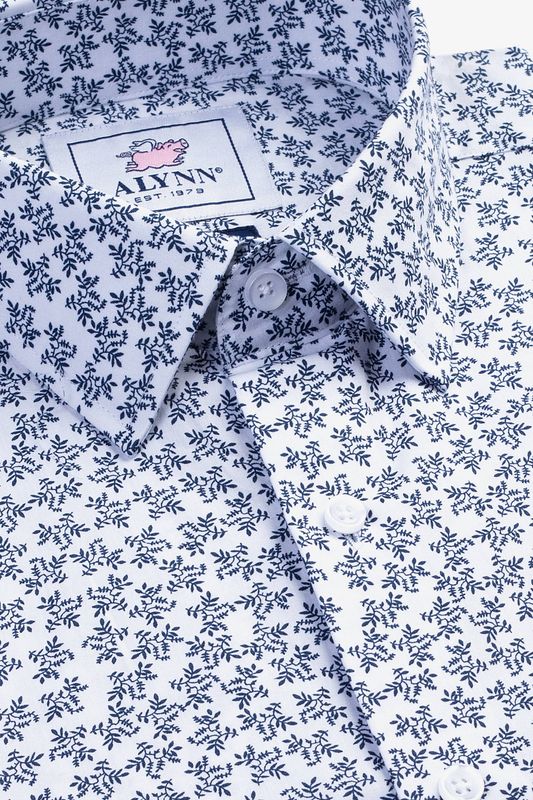 Brooks Floral Untuckable Classic Fit Dress Shirt by Alynn
