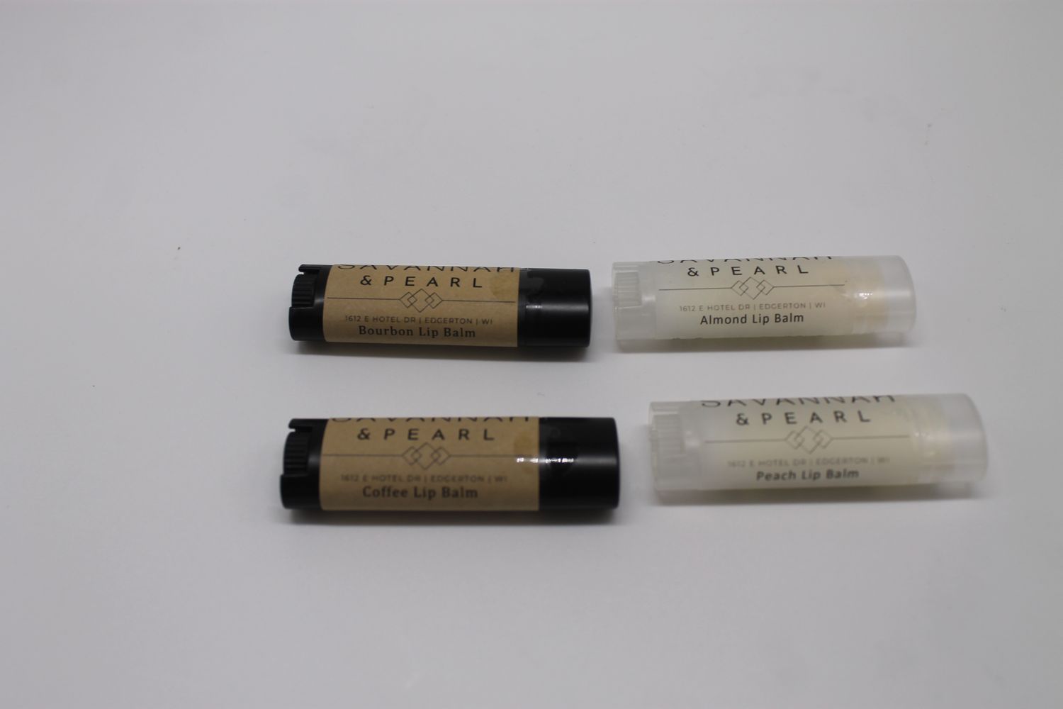 Savannah & Pearl Hydrating Lip Balm, Scent: Peach