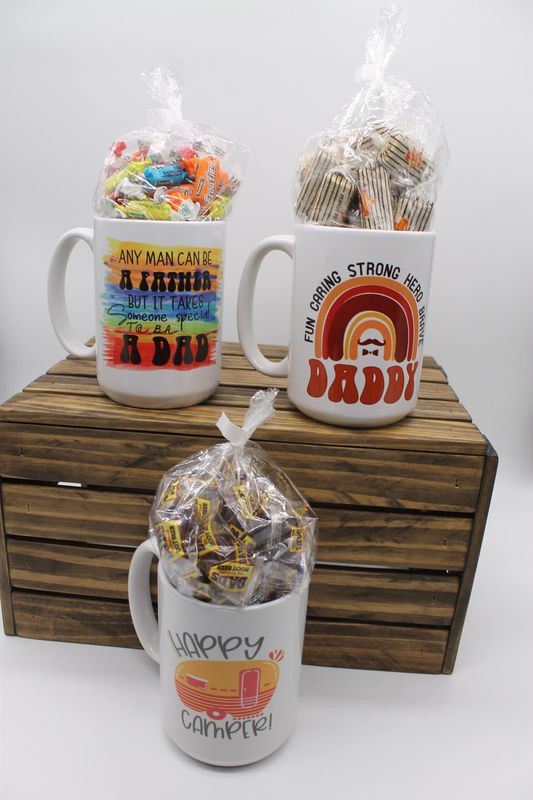 BCC Ceramic Mug filled with Candy