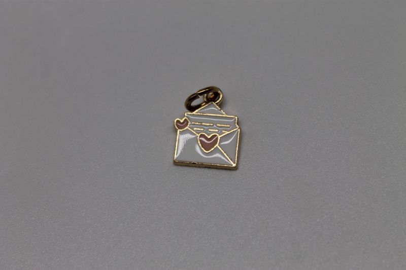 Gold Love Note Charm