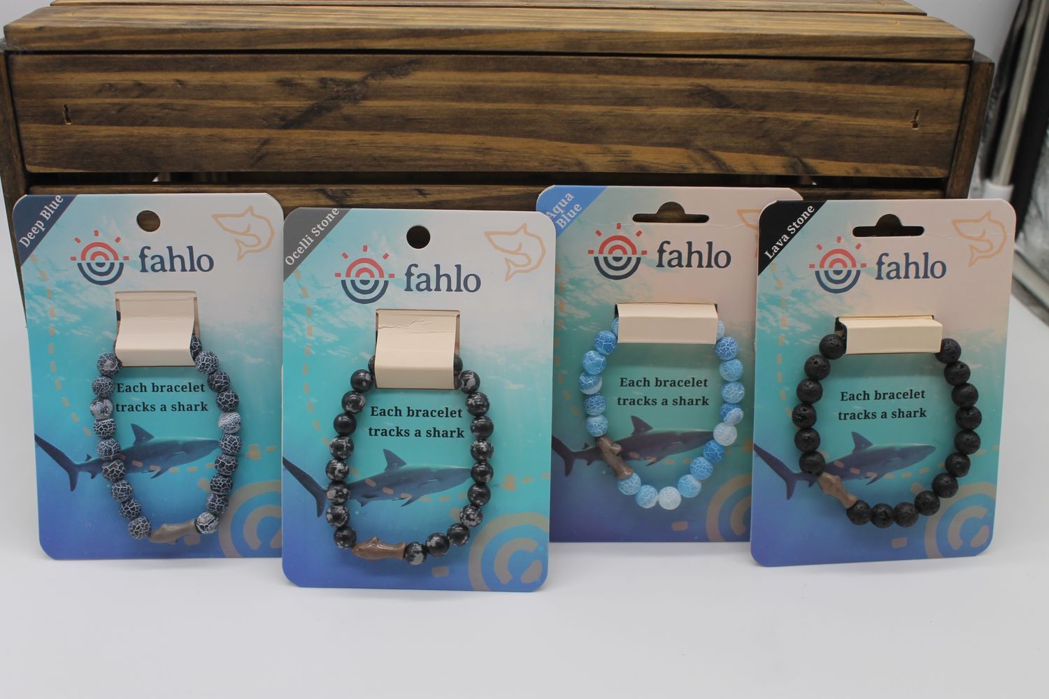 Fahlo Shark Bracelet Fahlo Shark Bracelet, Color: Aqua Blue