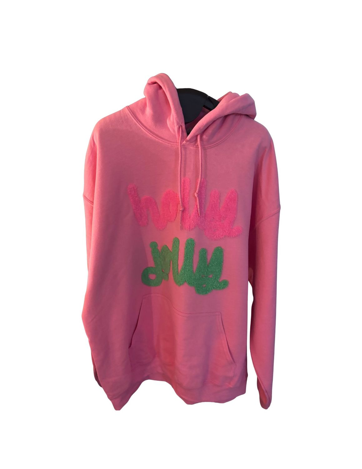 BCC "Holly Jolly" Hoodie, Size: XL, Color: Pink