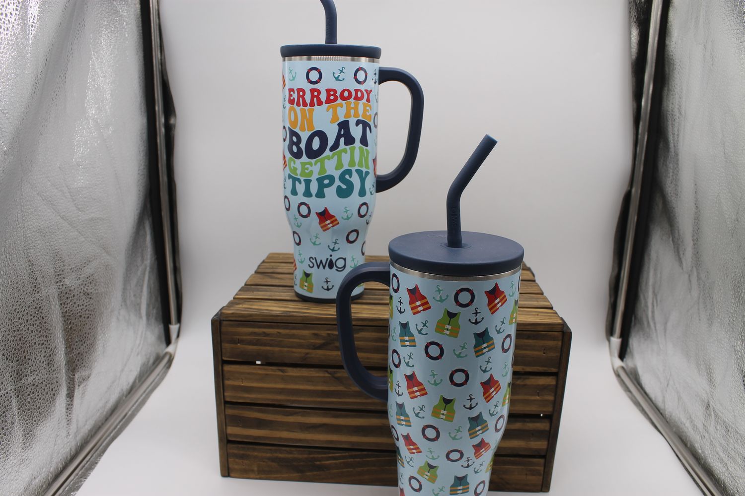 Errbody On The Boat Getting Tipsy Swig Cup, name: 30 oz