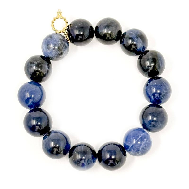 Heart & Soul Dumortierite Coordinating Bracelet