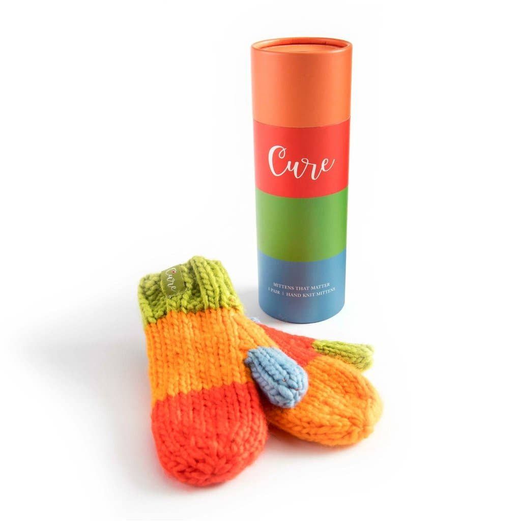 CURE mittens (Orange)
