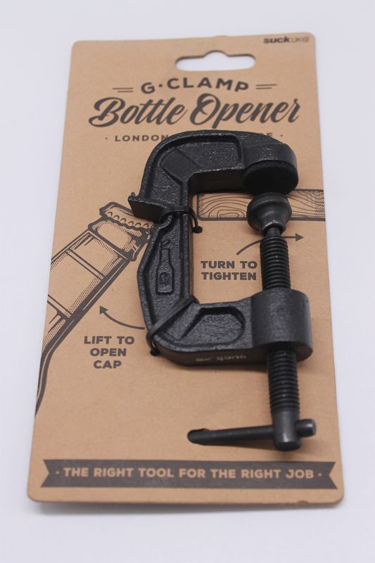 Cast Iron G-Clamp Bottle Opener