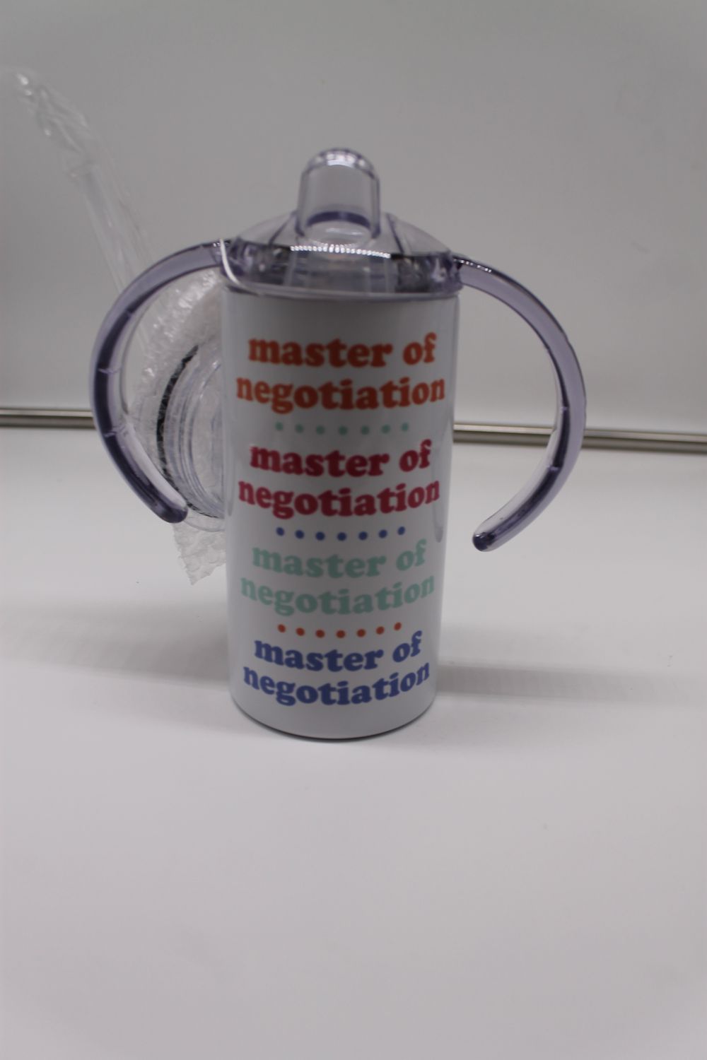 Master of Negotiation Kid Stainless Steel Short Travel Cup