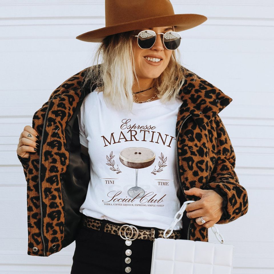Espresso Martini Social Club Crop T