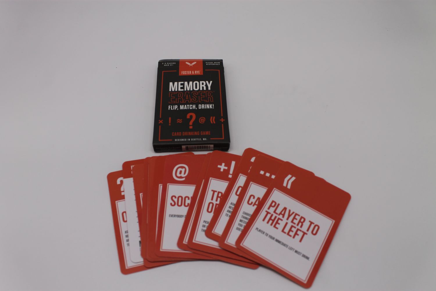 Memory Eraser - Card Drinking Game Flip,Match, Drink!