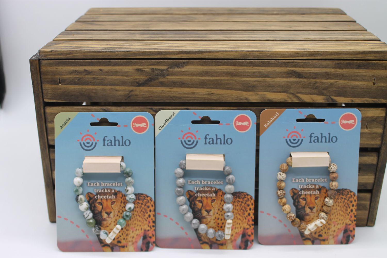 Fahlo Cheetah Bracelet, Color: Cloudburst