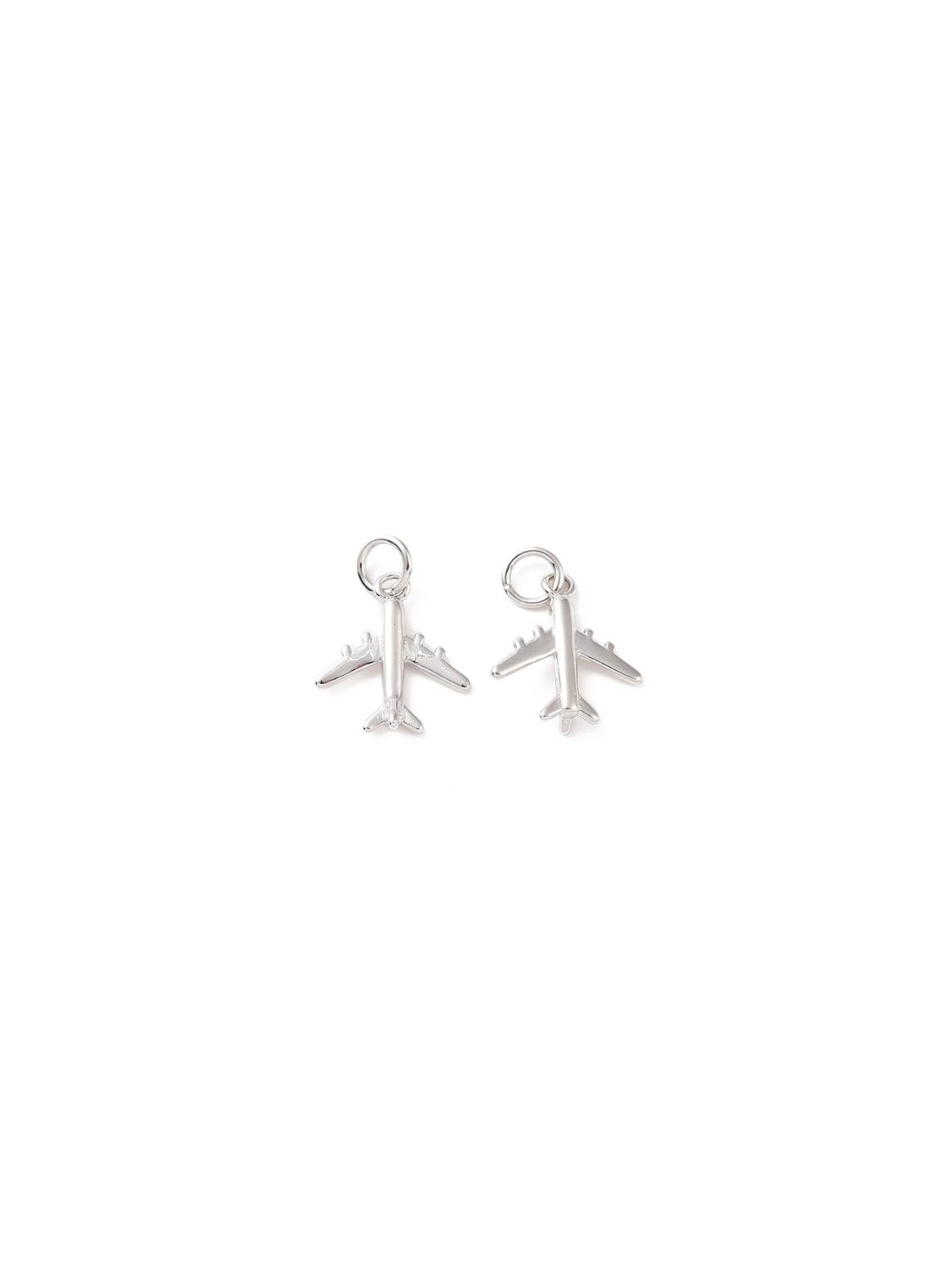 Silver Take Me Away Airplane Charm Silver Take Me Away Airplane Charm