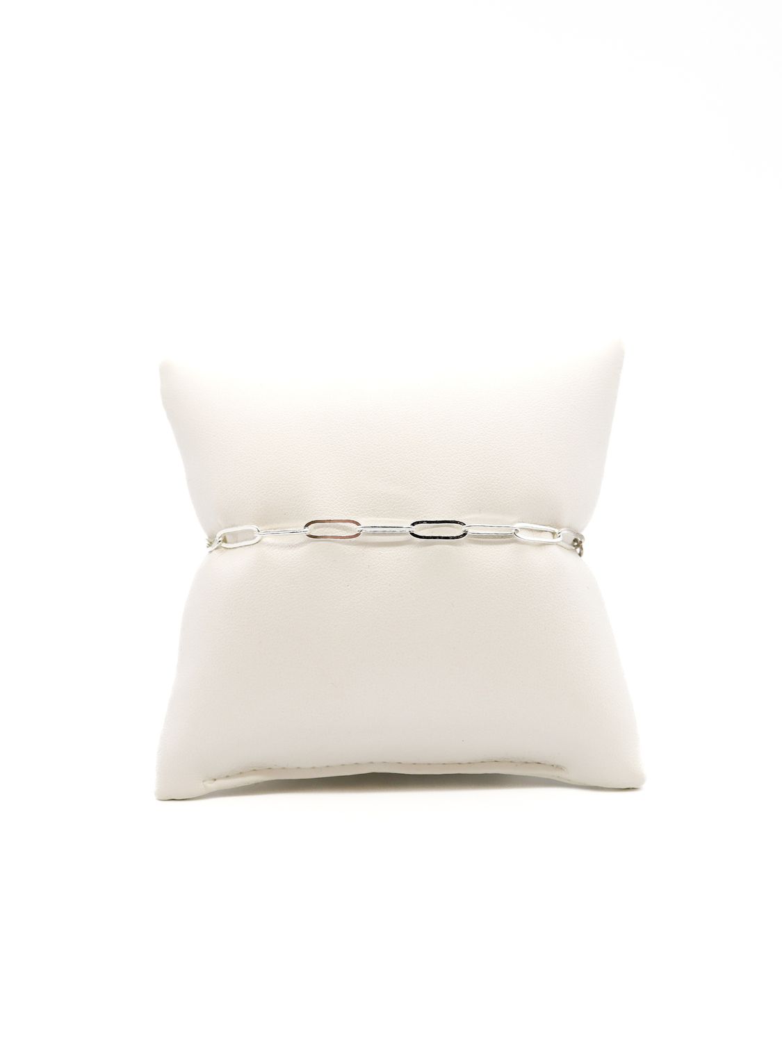 Silver Ashley Paperclip Charm Bracelet Silver Ashley Paperclip Charm Bracelet