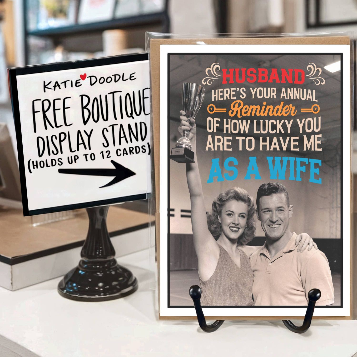 Husband Here's Your Annual Reminder Valentine's Card