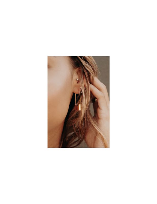 Codie Lock Earring Gold