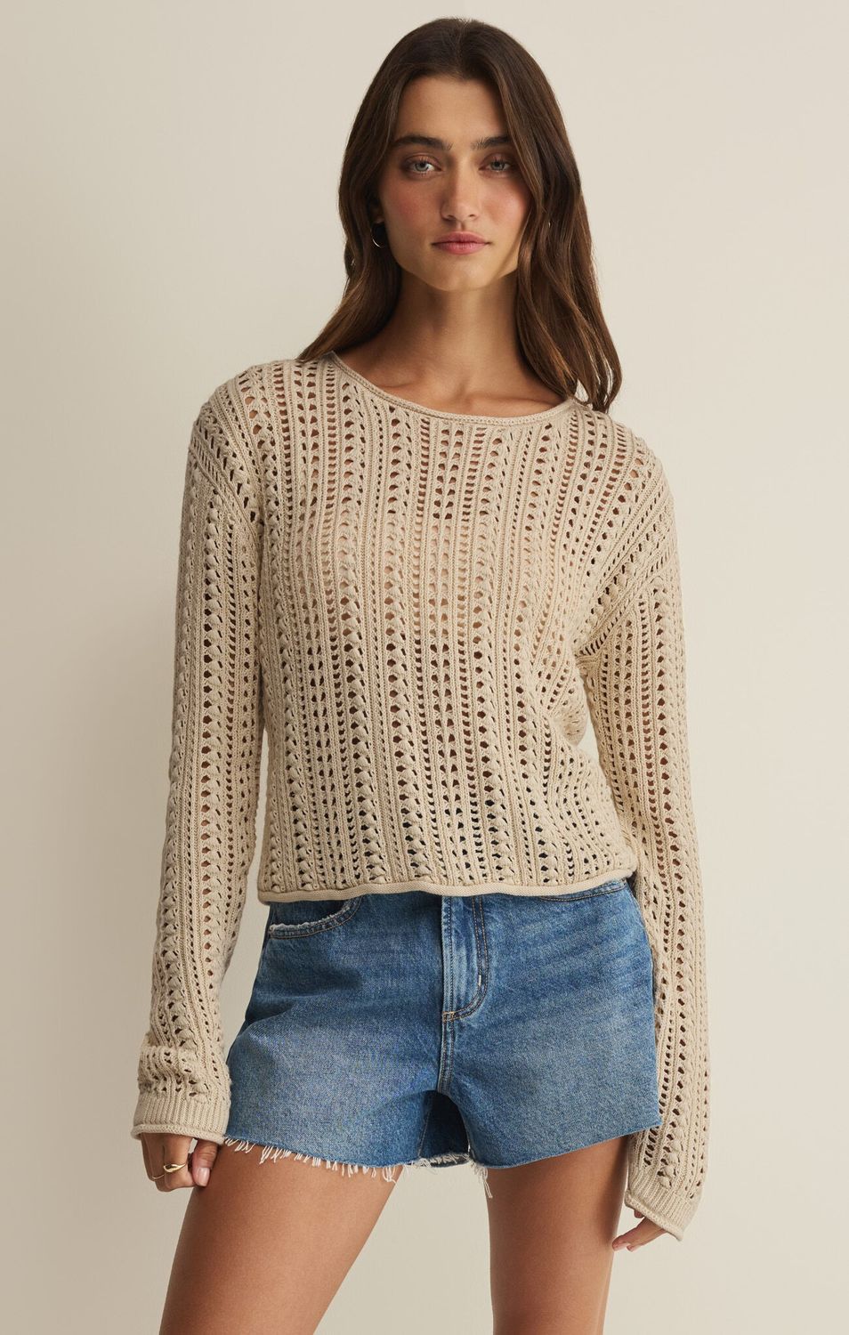 Upland Crochet Sweater, name: Small